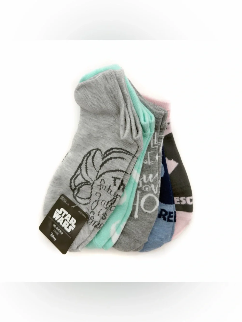 Star Wars Princess Leia Women’s No Show Socks Rebels Girl Power Feminism Gift